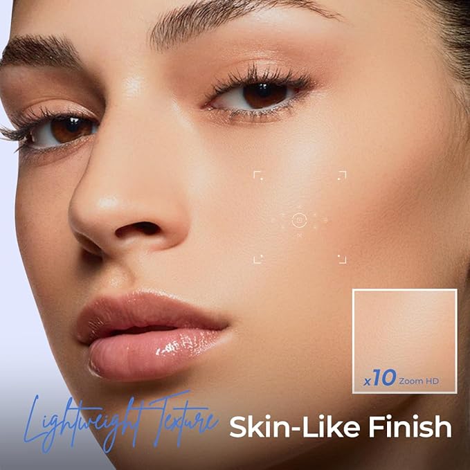 SACE LADY Bare Touch Skin Tint SPF 30, Skin-Like Serum Tinted Moisturizer Lasts Up to 16HR, Lightweight Natural Matte Glow Finish, Infused with Peptides and Hyaluronic Acid (#03 Natural)
