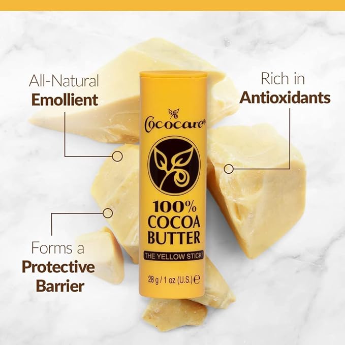 Cococare Coco Cocoa Butter Stick, Stock 100% (1 oz, 5 ct)