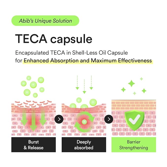 Abib Soothing Acne Care Duo: Heartleaf Teca Capsule Serum Calming Drop & Heartleaf Spot Pad Calming Touch 80pads I Centella Asiatica & Niacinamide Serum, Toner Pads for Sensitive Skin