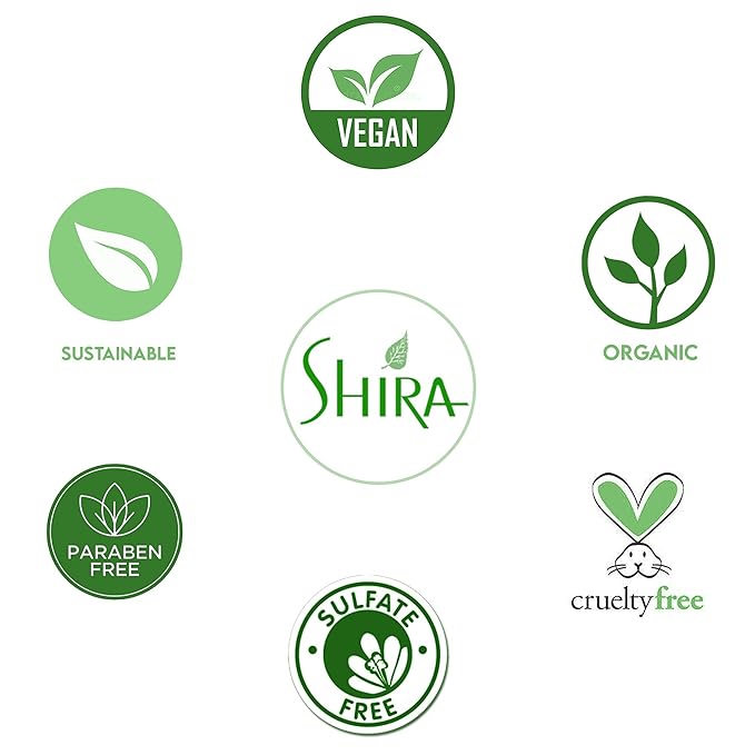 Shira Organic – Face Essentials Combo Of Avocado moisturizer (15ml) Sets, Blueberry night cream, Pomegranate Toner 89ml, Mango Butter Mask, Coconut Oatmeal Cleanser (89ml), Skin Care Essentials