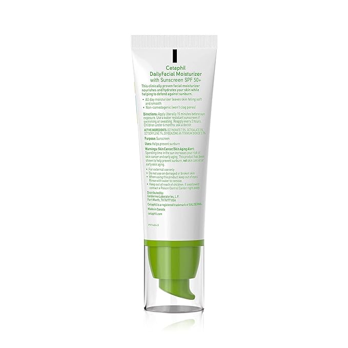 Daily Facial Moisturizer with sunscreen SPF 50+, 1.7 oz