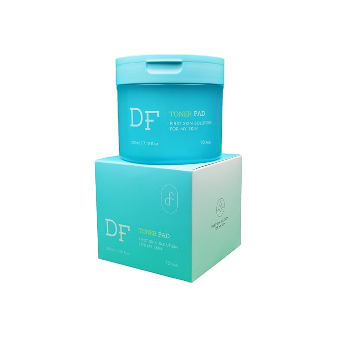 Vegan Toner Pads for Face, Toner Pad Korean for Exfoliation, Soothing Brightening and Pore Care with Niacinamide, Centella Asiatica and Ginseng (70 Pads)
