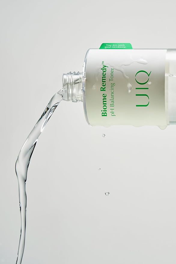 UIQ Biome Remedy pH Balancing Toner 10.14 fl. oz., Korean Skincare - Exfoliating Soothing PH Balancing Toner for Sensitive Skin