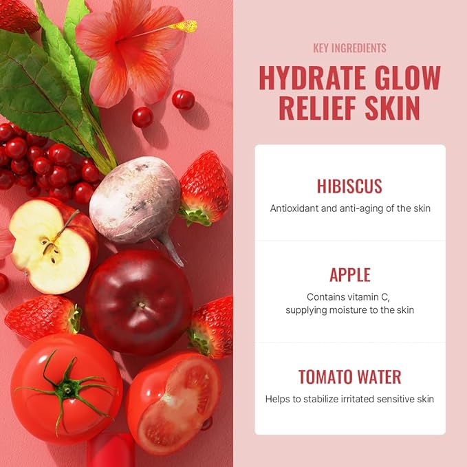 Red Remedy Toner｜Hibiscus Flower Extract｜Wrinkle Improving Functional Care｜No Artificial Fragrance 5.07 fl.oz