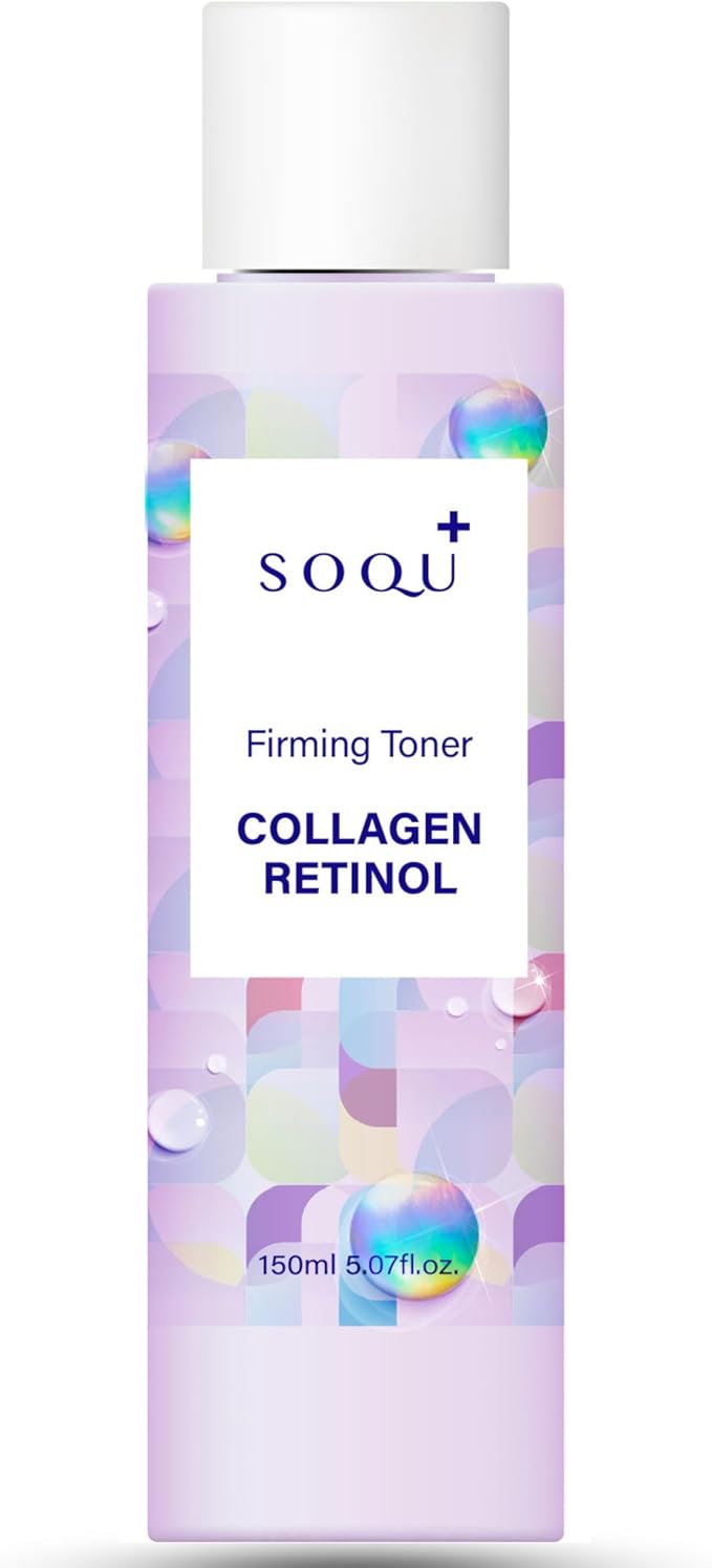 Collagen Retinol Firming Toner - Facial Toner for Firm Skin and Bright Look - Korean Skincare with Collagen and Retinol for Daily Use - 150ml 5.07 fl oz - Made in Korea