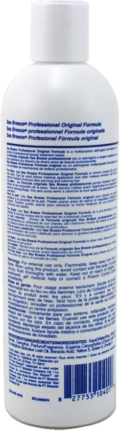 Seabreeze Astringent for Skin, Scalp, Nails, 12 oz, 6-Pack
