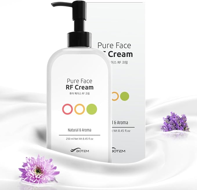 Pure Face RF Cream – Conductive Hydrating Cream for RF Massage, Professional-Inspired Skincare, 250ml | Made in Korea