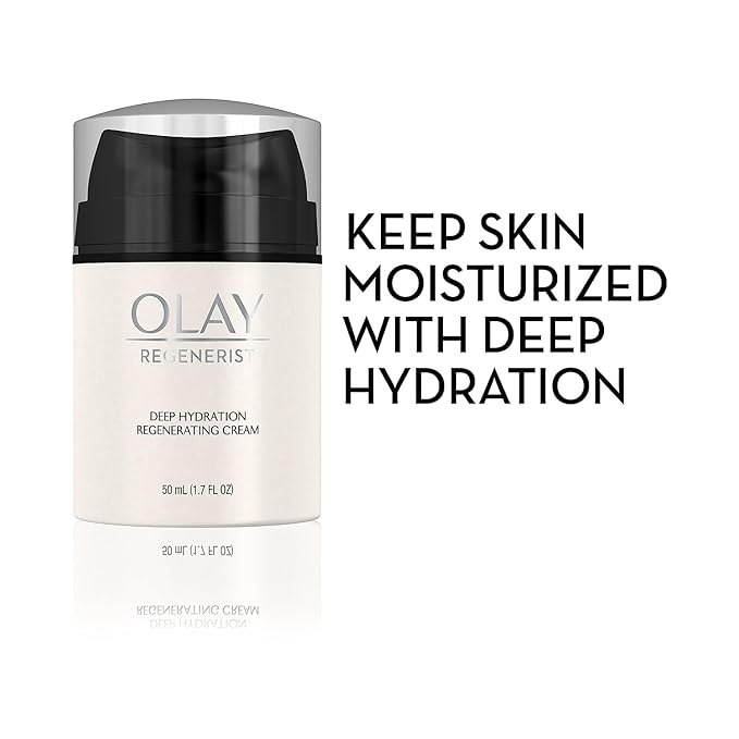 Olay Regenerist Deep Hydration Regenerating Cream Moisturizer,1.7 fl oz,(Pack of 2)