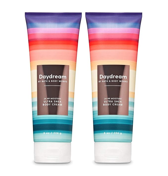 Bath and Body Works 2 Pack Ultra Shea Body Cream 8 Oz. (Daydream)