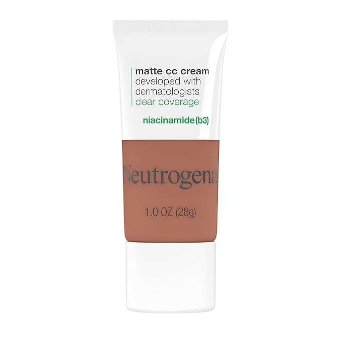 NEUTROGENA Clear Coverage Color Correcting Cream 1.0 oz. 8.0 / Amber
