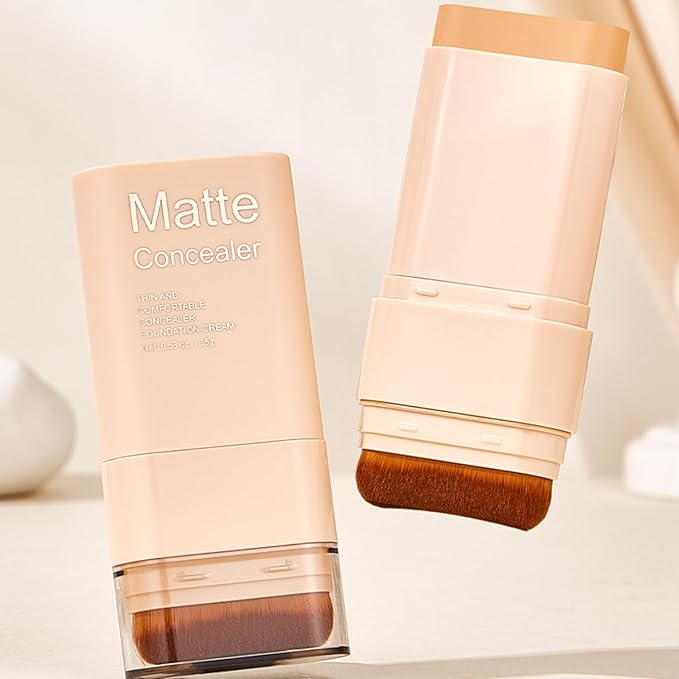 Beauty Balm Serum Boosted Skin Tint, Foundation Stick, Tinted Moisturizer for Face, Full Coverage Foundation, Concealer Stick for Foundation Makeup, Contour Sticks for Face Makeup, Dewy Finish (＃4)