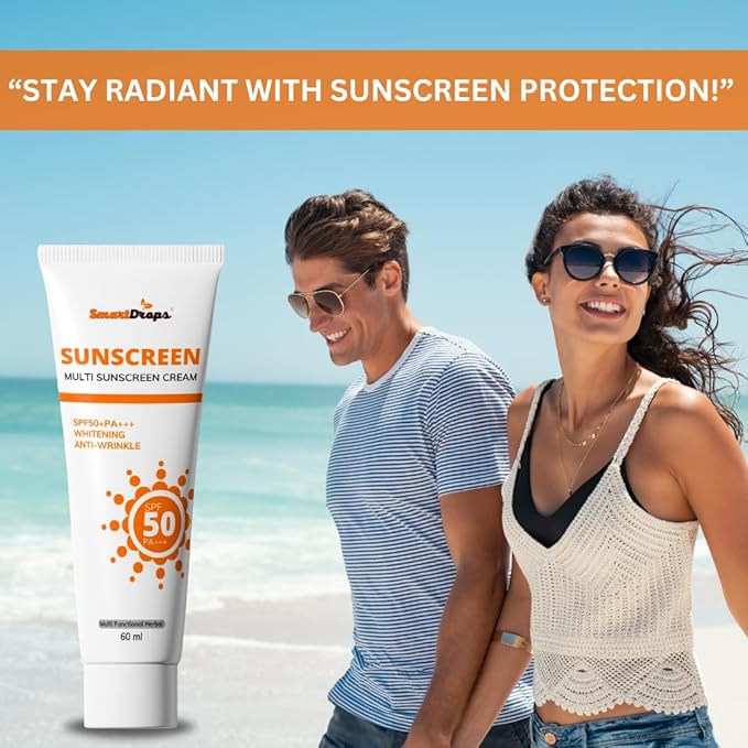 Face Sunscreen With SPF 50+ | Travel Size Sunscreen | Water Resistant Sunscreenn 120 ml