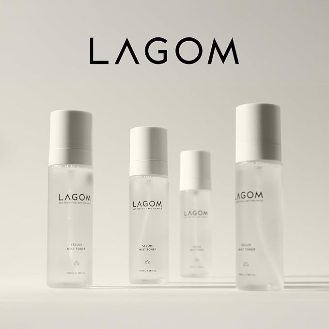 LAGOM Cellus Mist Toner, Face Moisturizer, Skin Barrier Strenghtening Hydration Spray, pH Protection, Alcohol-Free, Zero-Irritation for Sensitive Skin 3.38 Fl Oz