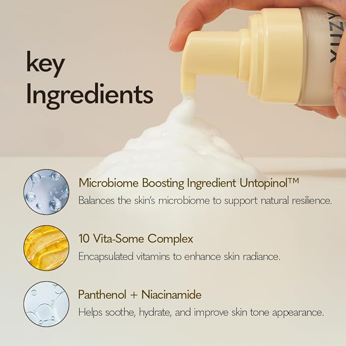 YUZY Vita Biome Bubble Toner, Hydrating Korean Facial Toner with Microbiome Care & Moisture Barrier Support, Glass Skin Glow for Dry & Sensitive Skin, 200ml | 6.76 fl oz