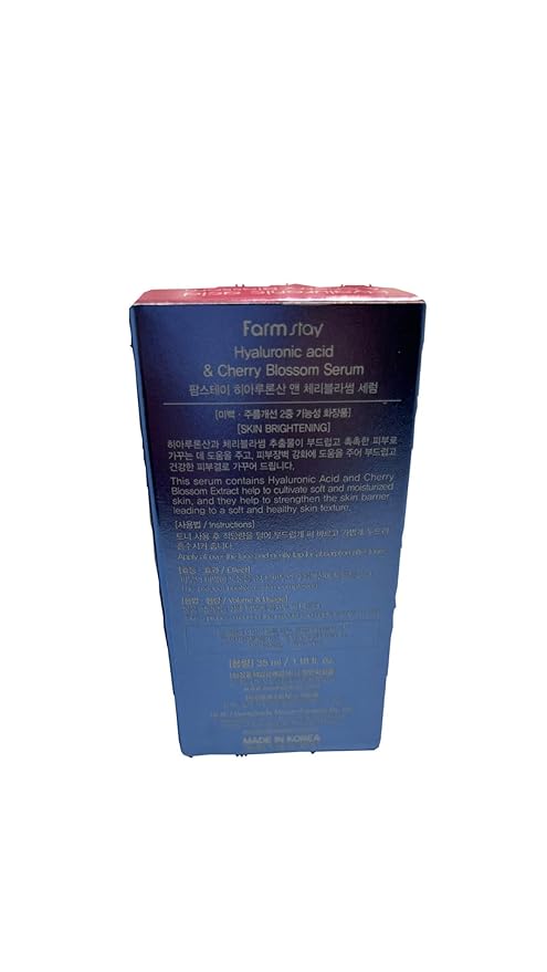 GENERIC HYALURONIC ACID & CHERRY BLOSSOM 3-PIECE SET, KOREAN SKINCARE COLLECTION WITH FACIAL TONER 5.07 FL.OZ., EMULSION 4.5 FL.OZ., & SERUM 1.18 FL.OZ. (SET OF 3)