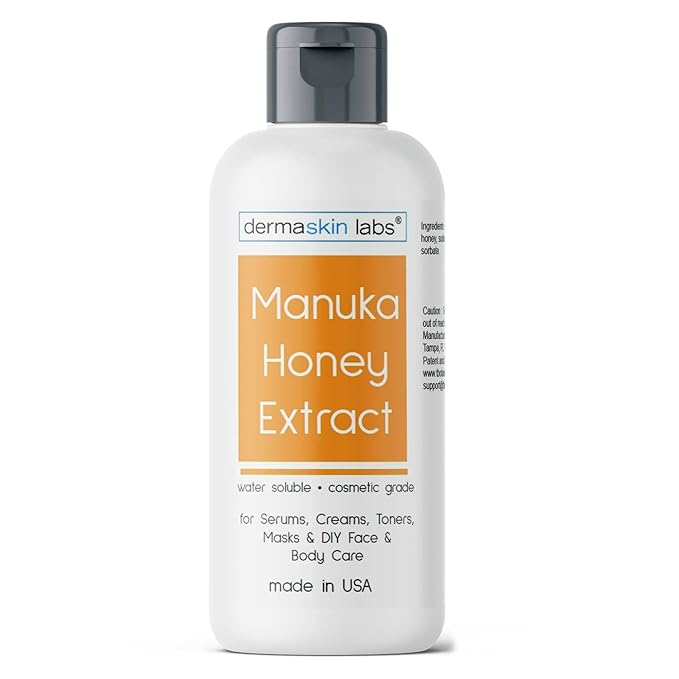 Manuka Honey Extract Water Soluble – Cosmetic Grade Active for Skincare – Natural Humectant & Antioxidant for Serums, Creams, Toners, Masks & DIY Face & Body Care Formulations