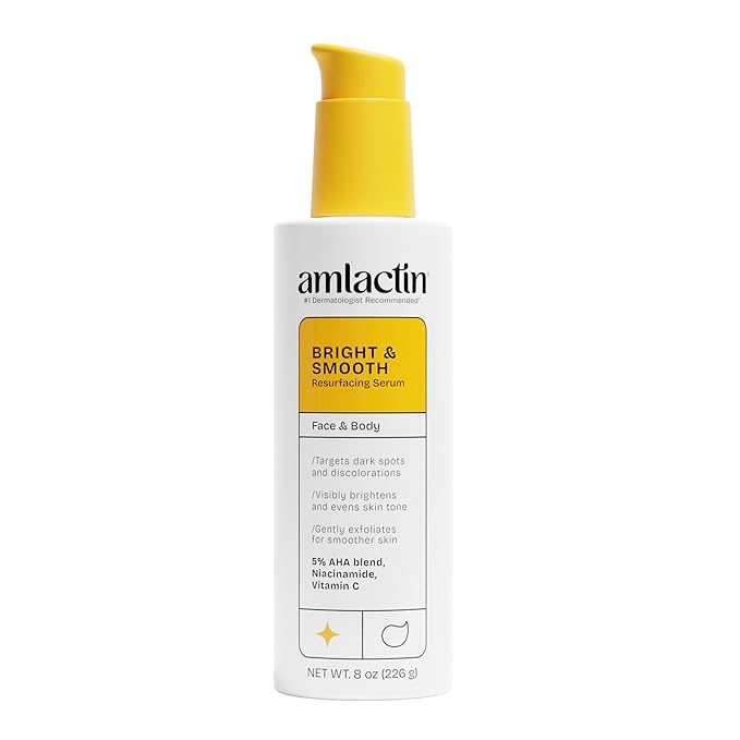 Amlactin Bright and Smooth Resurfacing Serum, 8oz