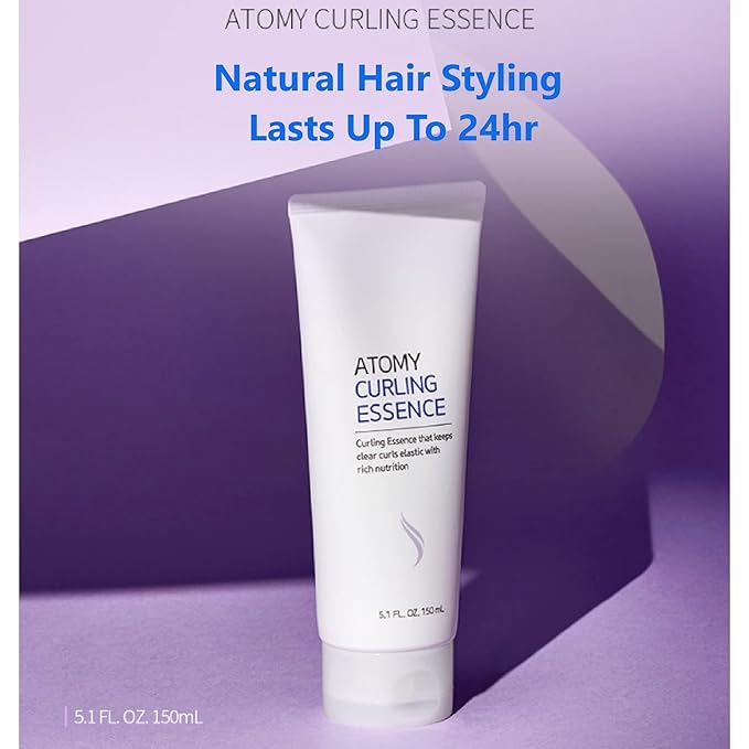 Atomy Hair Curling Essence - Korean Curl Enhancing Serum for Damaged Curly Hair