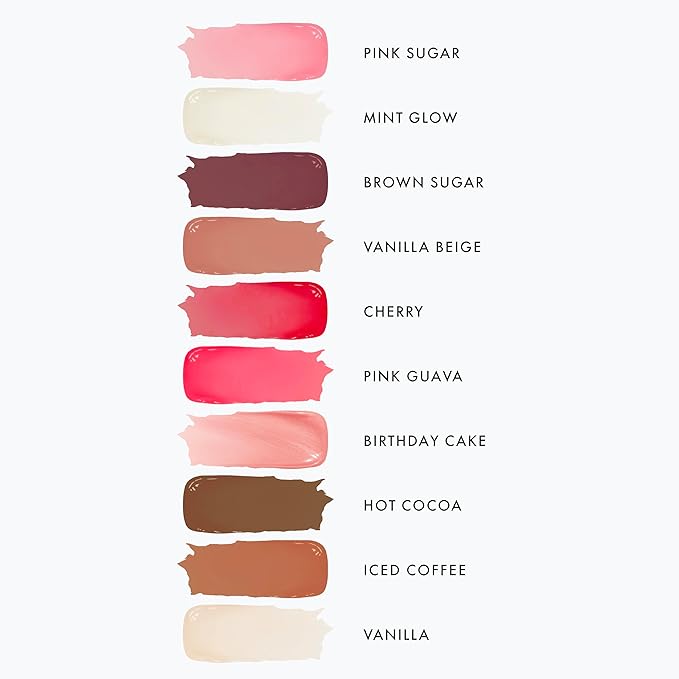 Ruby & Millie Tinted Lip Balm Vanilla - Hydrating Vanilla Lip Balm - Moisturizing Lip Butter Balm Treatment - Glossy Vegan Lipbalm 0.5 Oz