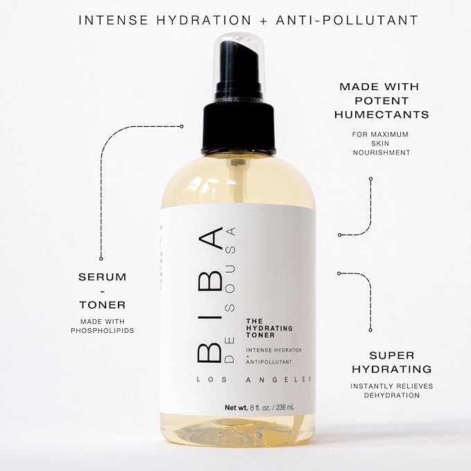 BIBA DE SOUSA Hydrating Toner + Mandelic Cleansing Gel Bundle