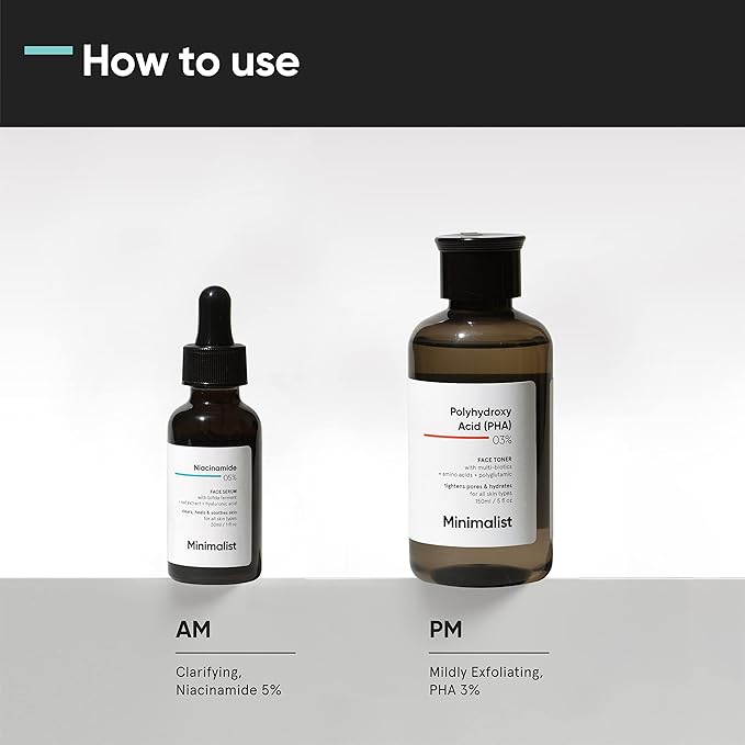 Minimalist Pore Minimizer for Face Duo | Toner, Serum