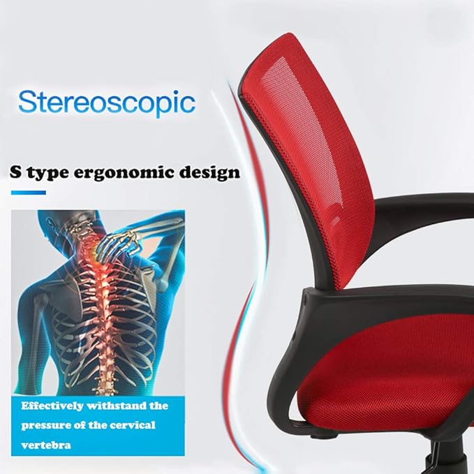 Office Chair Ergonomic Cheap Desk Chair Mesh Executive Computer Chair with Arms for Back Pain, Set of 2