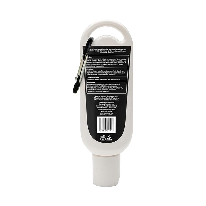 Standard Procedure. Aloe Vera Gel, Soothing Relief for After Sun, Moisturizes and Refreshes Dry Skin, Pure Aloe Vera, Non-Greasy, 2 oz