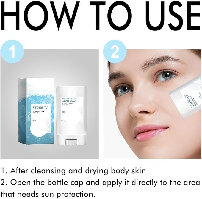 Nourishing & Protective Sunscreen Stick - Hydrating, Firming, and Long-Lasting UVA/UVB Protection for All Skin Types(2PCS)