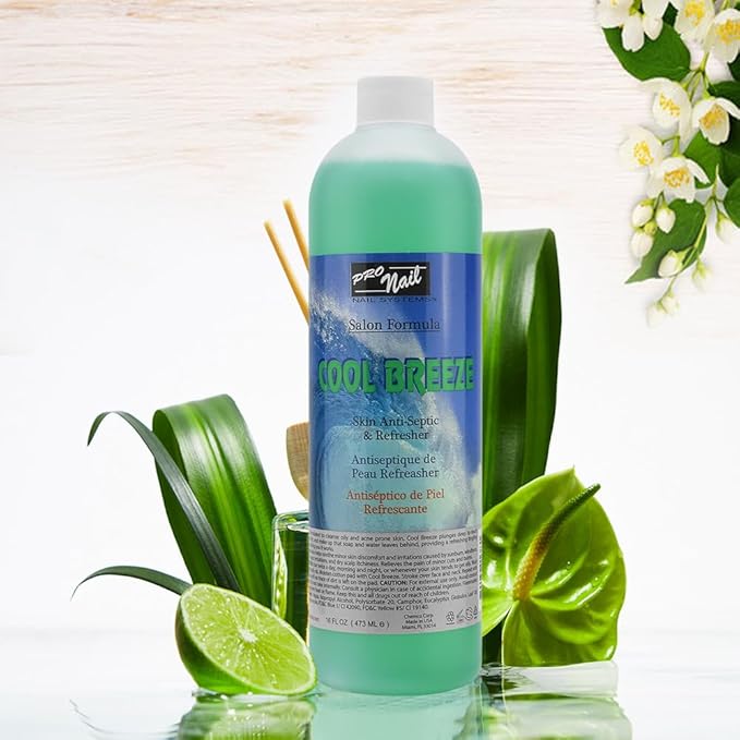 PRONAIL - Cool Breeze Astringent - Refreshing and Toning - 16Oz