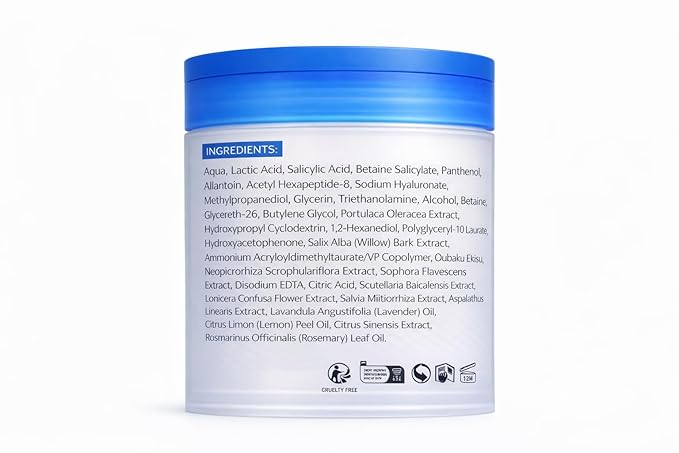 Zero Pore Pad Exfoliating Toner Pads with AHA, BHA, Panthenol, Allantoin, Hexapeptide-8, Hyaluronic Acid for Pore Control and Barrier Repair, 100 Pads, 7.05 oz