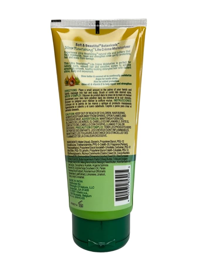 Soft & Beautiful Botanicals Light Creme Moisturizer (Pack of 4)