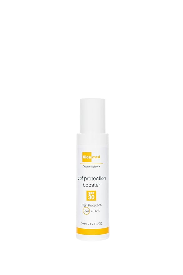 Cicamed Organic Science SPF Booster 30+ Facial Protection UVA/UVB, Anti Pollution Anti-Aging Sunscreen