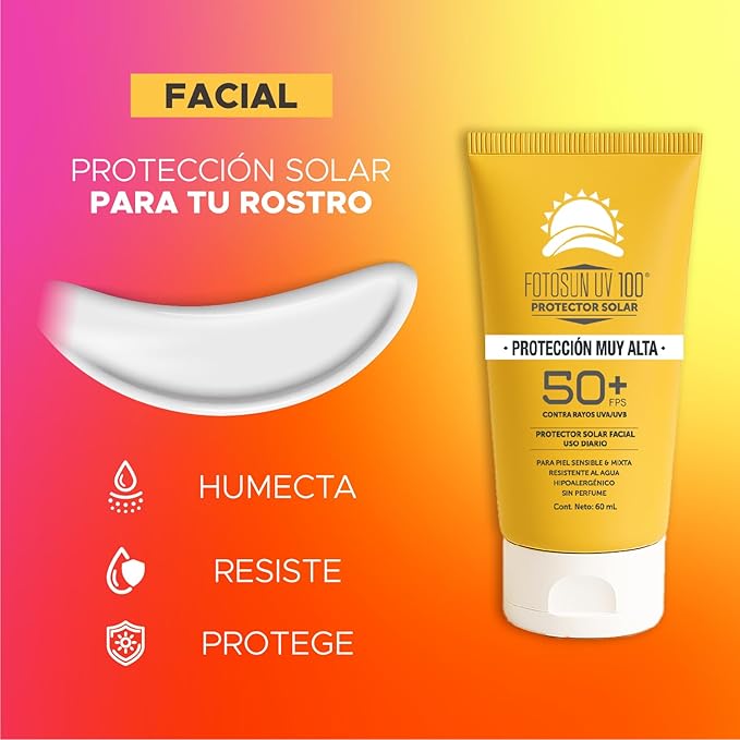 Face Sunscreen Blocker 50+ SPF Sun Protection Daily Use Sensitive Skin Sunscreen