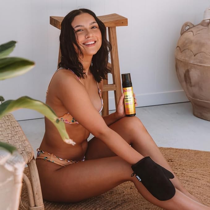 b.tan Ultra Long Lasting Self Tanner Mousse | Forever & Ever - Lasts Up to 11 Days, Fast, 1 Hour Express Sunless Tanning Foam, No Fake Tan Smell, Dark Bronze Glow, Vegan, Cruelty Free, 6.7 Fl Oz