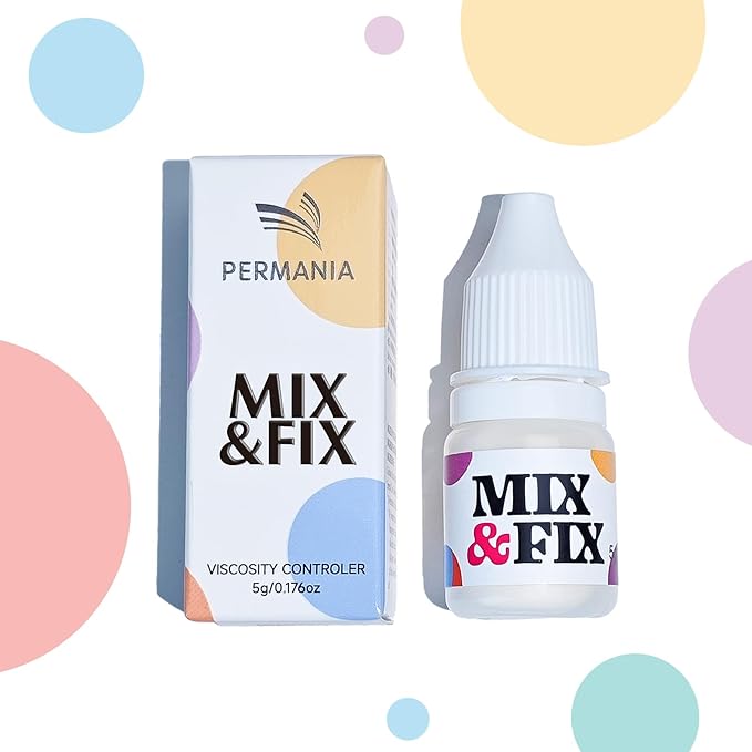 PERMANIA Korean Lash Lift Powder, Super Mix Eyelash Perm Solution Achieve Glue-free for Lash Lift, Salon Use (Only Powder-White)