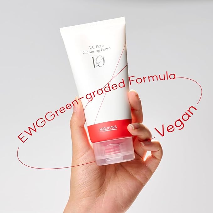 A.C Pore Cleansing Foam | Korean Skincare Face Wash (120ml/4.05 fl. oz.)