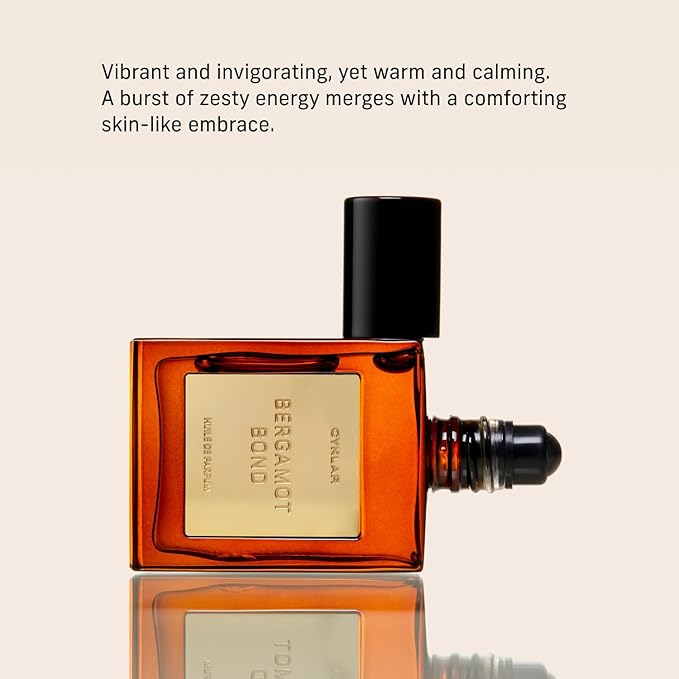 CYKLAR Perfume Oil for Skin – Bergamot Bond Scent – Bright, Zesty & Warm Perfume Fragrance with Bergamot, Verbena & Cashmere Notes – 30ml