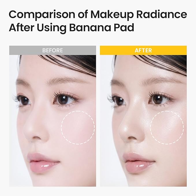 SKINFOOD Banana 3rd Gen PDRN Silky Toner Pads, Instant Hydration Skin Prep for Makeup, Dual Textured Gel & Gauze Exfoliating Cotton Facial Toner Pads, Vitamin A & C Vegan Korean Skincare (60 Counts)