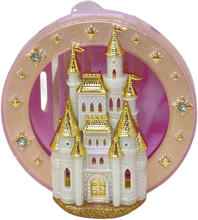 Bath & Body Works Limited Edition Princess Collection Princess Castle Car Fragrance Holder with a Peach Gardenia Sample Soap