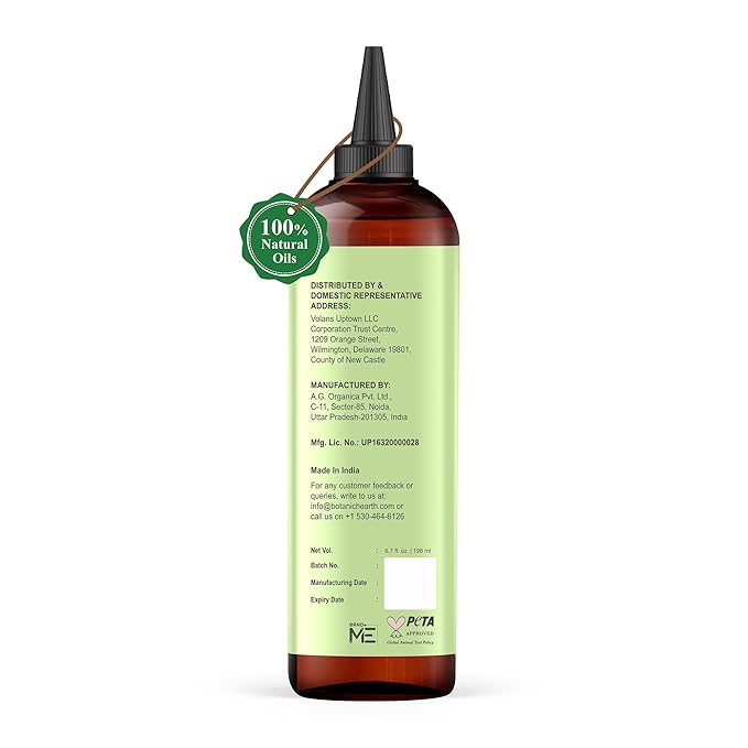 Botanic Hearth 100% Pure Rosemary Batana Oil For Hair Growth & Hair Treatment Oils 6.7 Fl Oz | Infused with coconut Oil | Hair Oil Repairs Dry Damaged Hair, Strengthening, Healthier | All Hair Types