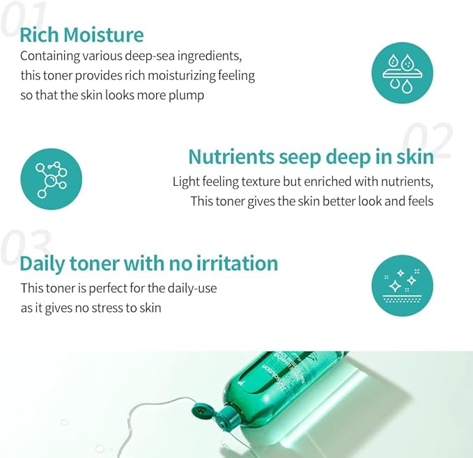 JMsolution Marine Luminous Pearl Moisture Toner XL (20.3 fl.oz.) | Deep Hydration & Radiance Care | 3-Layer Hyaluronic Acid & Pearl Extract | Large Size Face Toner | K-Beauty