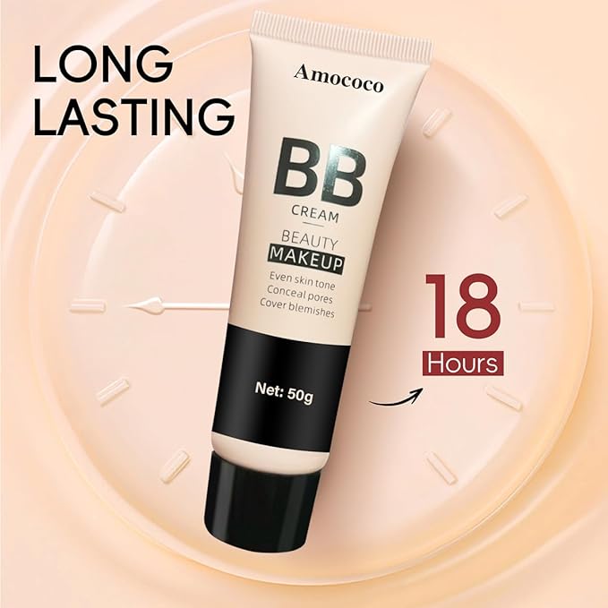 BB Cream, Long-Lasting Natural Beauty Makeup, 50g, 18-Hour Wear, Even Skin Tone & Pore Concealing (210)