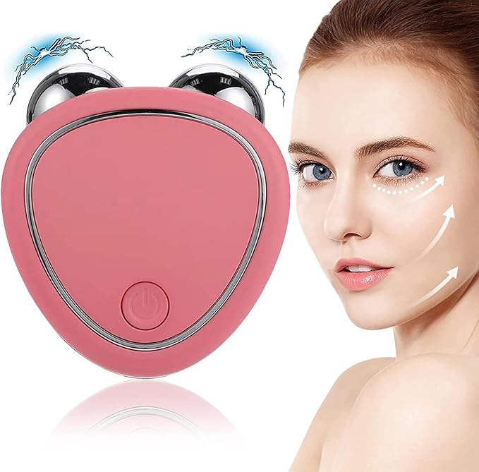 Pauenz 2023 Facial Device, Lift Face and Tighten Skin, Skin Tightening Device for Women, Pink