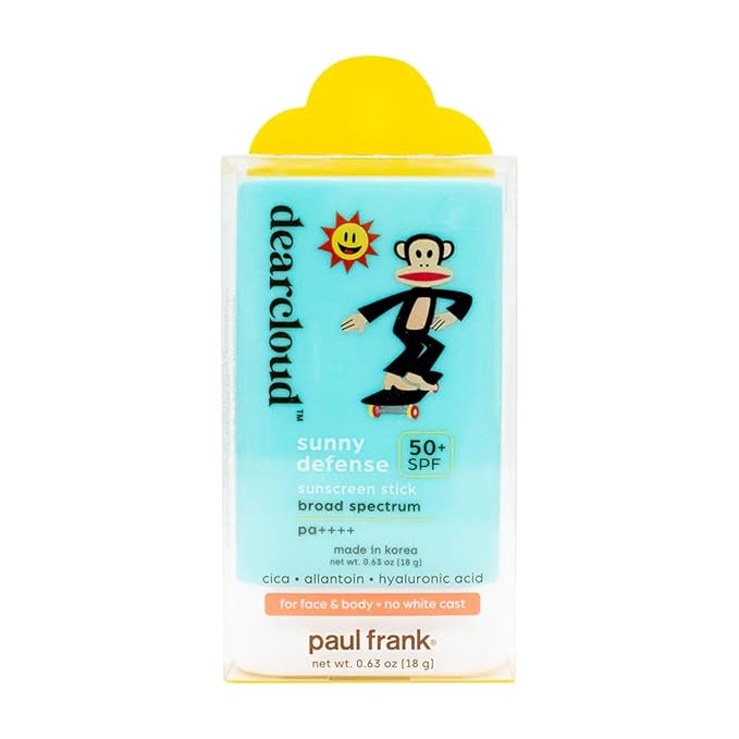 Paul Frank Sunny Defense Sunscreen Stick SPF 50+ PA++++ – Korean Sunscreen for Face & Travel Size (.63 oz)