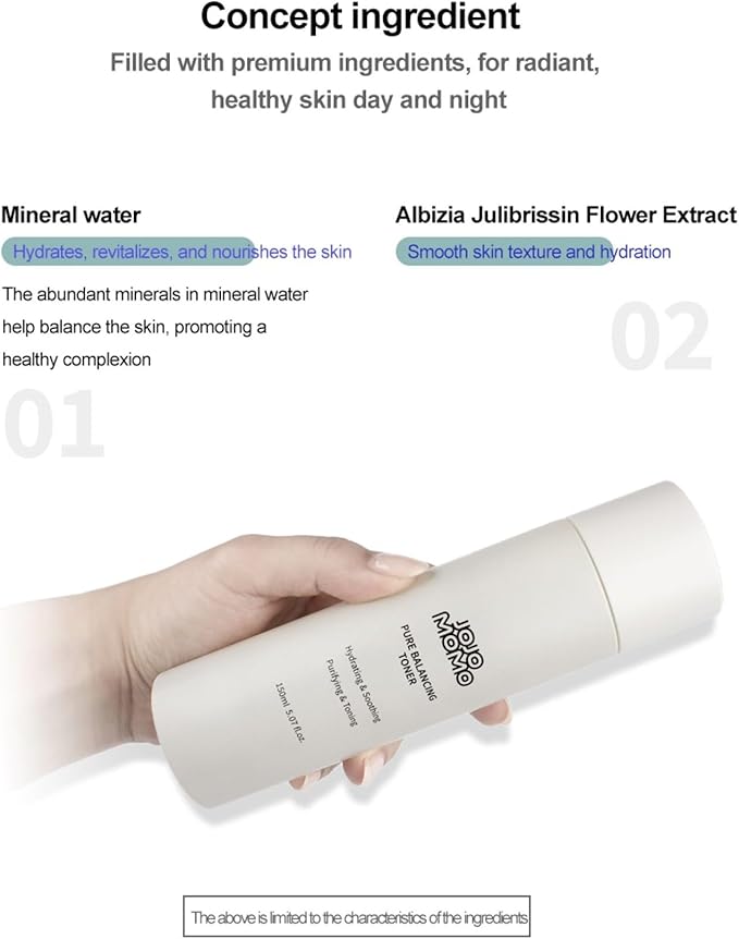 Pure Balancing Toner, 150ml – Gentle K-Beauty Facial Toner for Hydration and Makeup prep. Soothes, refreshes, and purifies Skin.