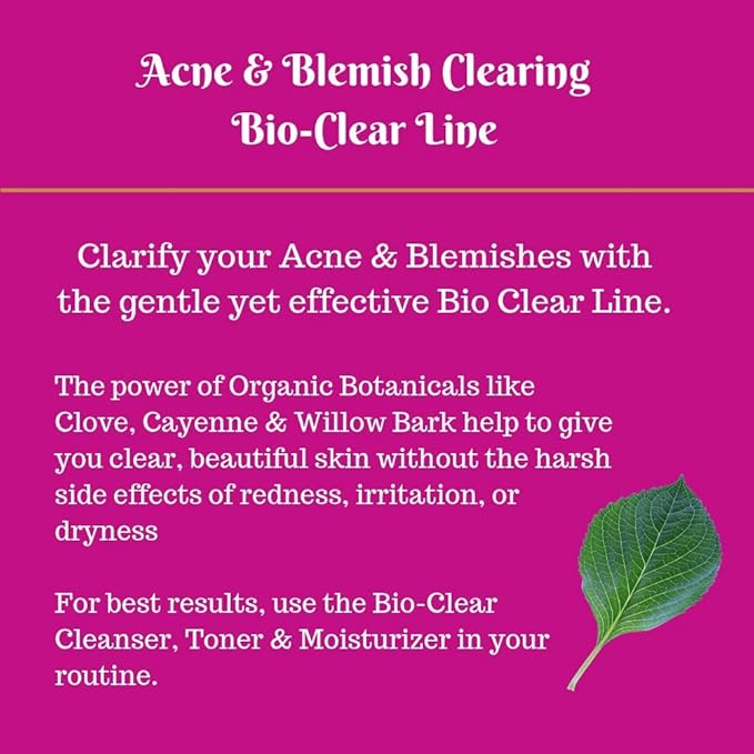 Organic Face Toner for Acne Prone Skin | Relieves Acne & Blemishes | Revitalize Skin, Boost Hydration, Fight Aging Signs, Unclog Pores, Control Oil Production, Balance pH Levels