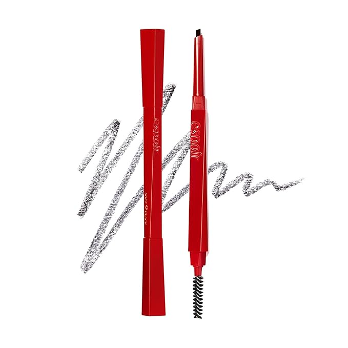 Espoir The Brow Balance Pencil #9 Soft Black | Eye Brow Pencil that's Natural and Easy to Draw without Clumping | A Detailed and Rich Eyebrow Texture | Korean Makeup