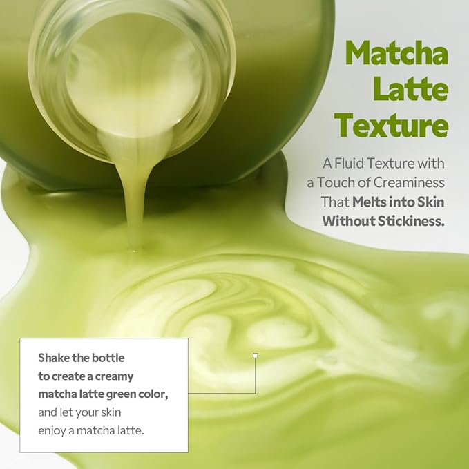 TIRTIR Matcha Dual PDRN Serum | Irritated Red Skin Relief & Glass Skin Glow with 20,000ppm Vegan Matcha PDRN, 5% Niacinamide, Hydrating Non-Sticky Korean Face Serum for Sensitive & Acne-Prone Skin