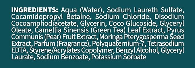 Dicora Urban Fit Purifying Shower Gel - Body Wash Women and Men - Gentle Moisturizing Body Wash with Soft Fragrance - Matcha Tea and Pear - 25.4 oz (Pack of 2)