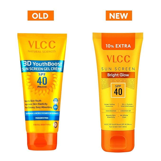 VLCC 3D Youth Boost SPF40 Sun Screen Gel Creme(100gm)